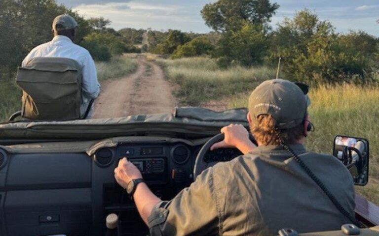 Qualified guides and trackers keep guests safe on South African safaris.